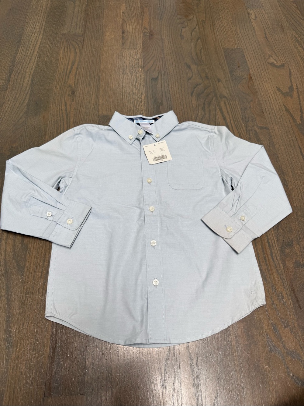 Janie and Jack Light Blue Boys' Button-Down Shirt